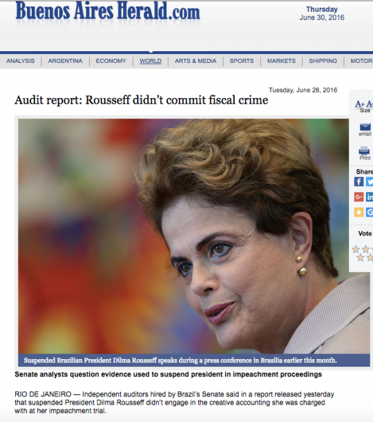 brasil dilma pedaladas impeachment