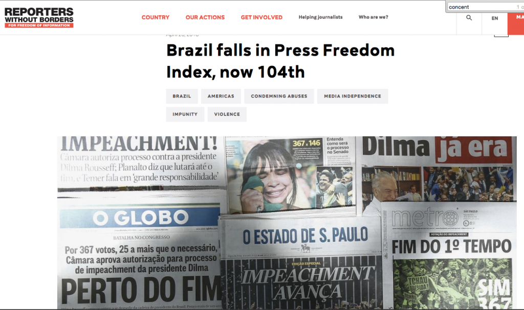 reporters without borders folha fraud brasil