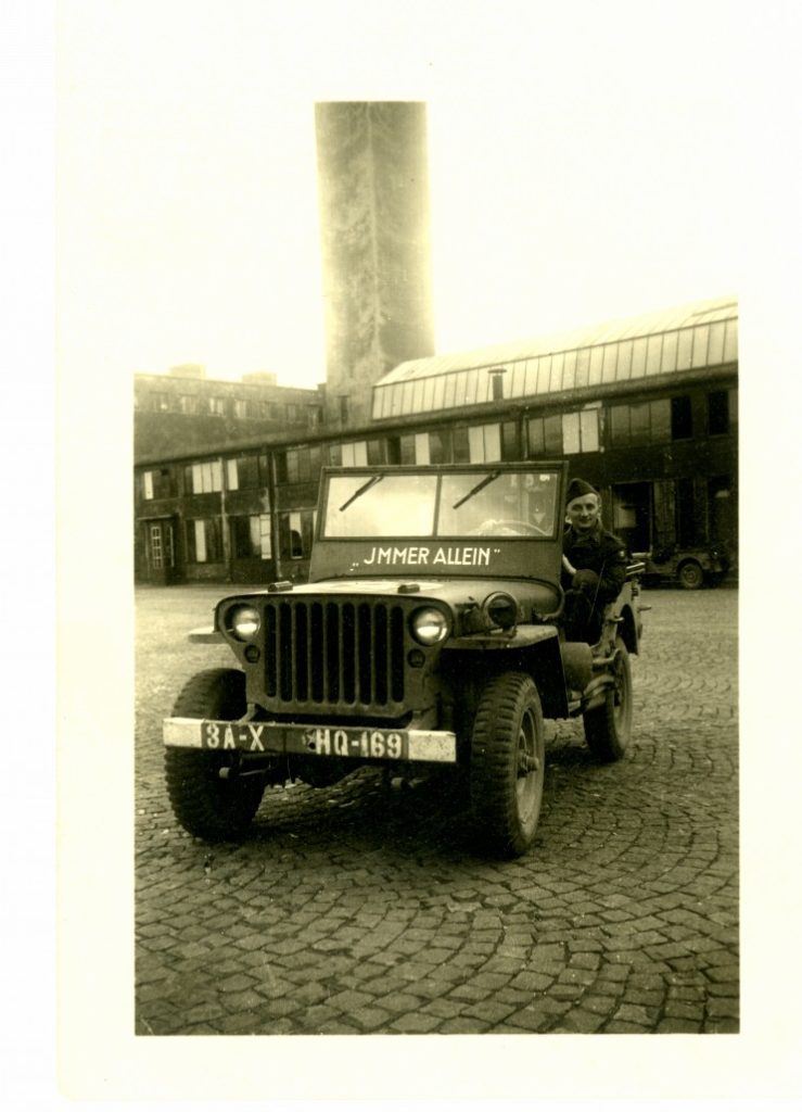 Ferencz in Munich in 1945. (Benjamin Ferencz Archive, courtesy of Planethood Foundation & Schulberg Productions)