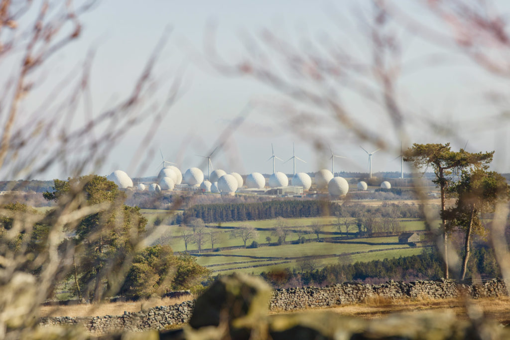 Menwith Hill on March 11, 2014. Photo: Trevor Paglen