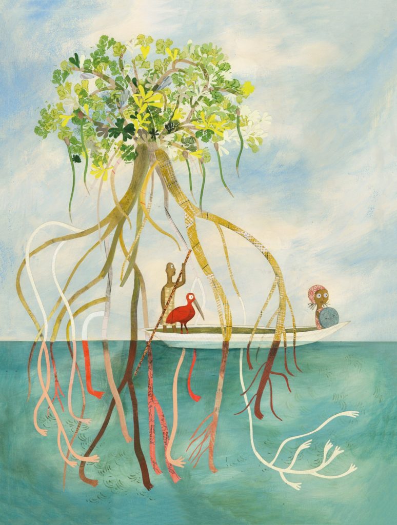 Art by Cécile Gambini from Strange Trees by Bernadette Pourquié