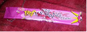 The above narcotic-laced chewing gum costs camp kids 250 LL or approximately 25 American cents. Sometimes it is offered to children free to get them addicted according to camp residents. Photo: Franklin Lamb, Shatila camp, Beirut 10/24/2016,
