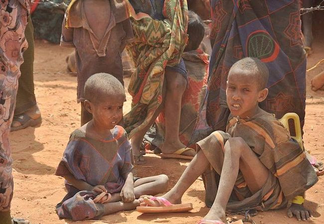 World hunger in east africa