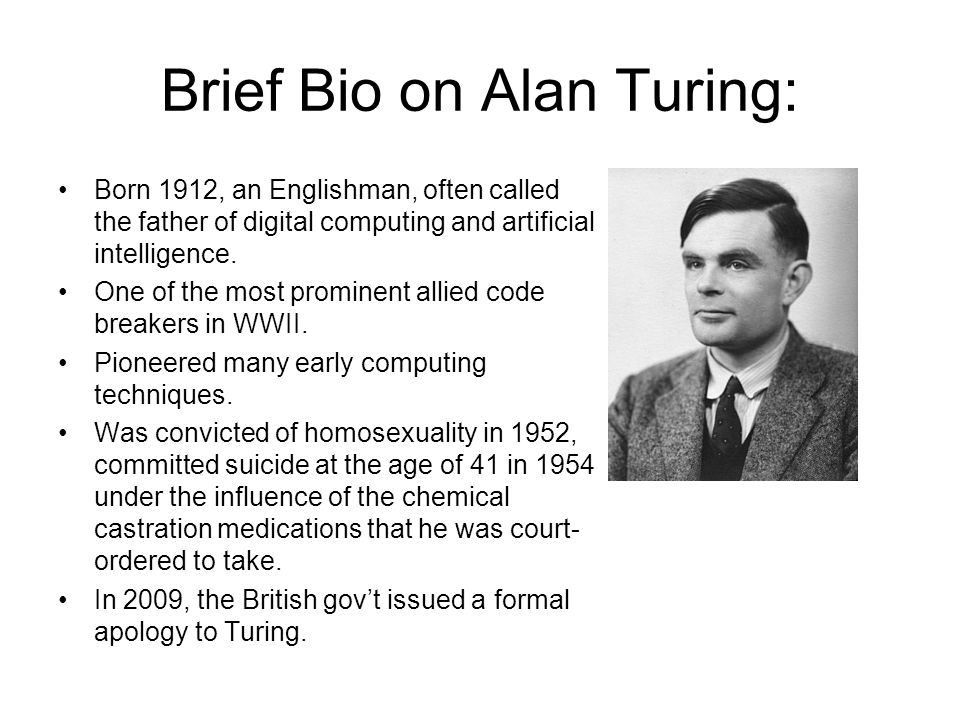 Alan Turing - Biography, Facts and Pictures