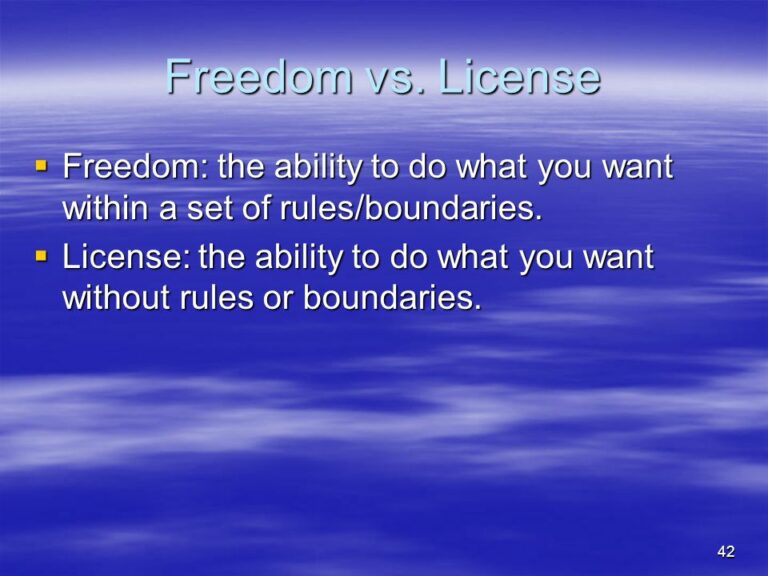 TRANSCEND MEDIA SERVICE » Freedom vs. License