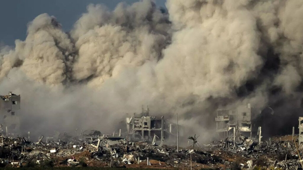 Gaza being destroyed by Israeli forces January 2024 - Common Dreams